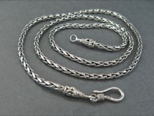 Chain, Sterling Wheat 18in