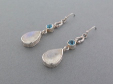 Moonstone Long Dangles