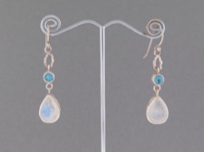 Moonstone Long Dangles