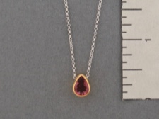 Tourmaline Tear Necklace