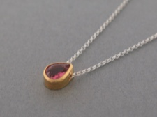 Tourmaline Tear Necklace