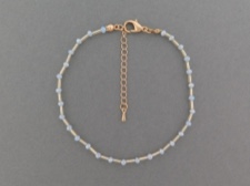 Anklets! Soft Blue Beaded