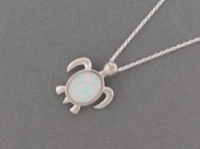 Opal Turtle Necklace