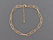 Anklets! Goldfilled Paperclip