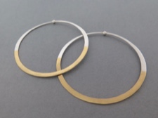 Gold Dipped Hoops