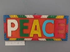 Peace Plaque - Lovingly Handmade in Nepal