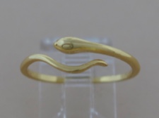 Vermeil Snake Ring