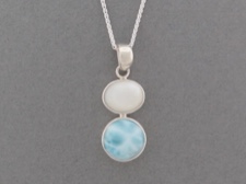 Larimar Shell Necklace