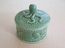 Octopus Theme Handglazed Ceramic Box