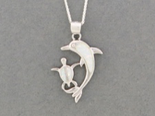 Opal Dolphin and Turtle