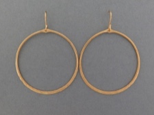 Goldplated Circle Dangles