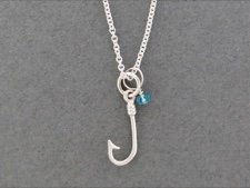 Silver Hook w Bead