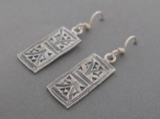 Hill Tribe Stamped Dangle