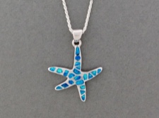 Opal Starfish Necklace