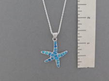 Opal Starfish Necklace