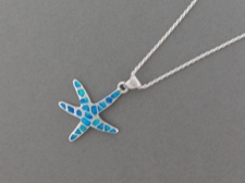 Opal Starfish Necklace