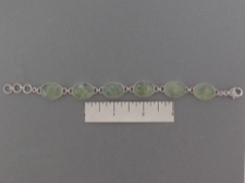 Prehnite Faceted Bracelet