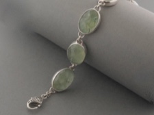 Prehnite Faceted Bracelet