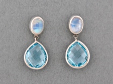 Blue Topaz Dangles