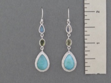 Larimar Mix Long Dangle