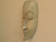 Handcarved Delicate Beauty in Hibiscus Wood from Bali