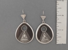 Tuareg Etched Earrings