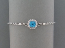 Blue Topaz Padma Bracelet