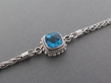 Blue Topaz Padma Bracelet