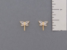 Gold Vermeil Dragonflies