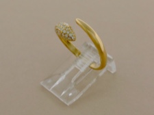 Vermeil Gold CZ Snake