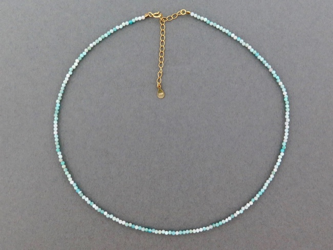 Faceted Amazonite - Click Image to Close