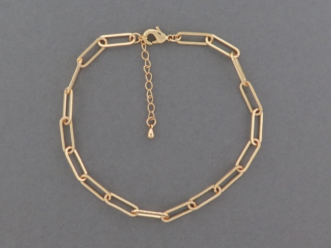 Anklets! Goldfilled Paperclip - Click Image to Close