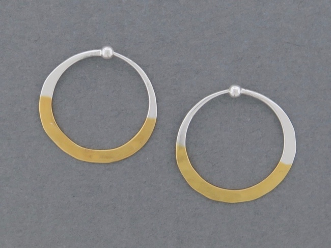 Gold Dipped Hoops - Click Image to Close