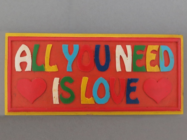 All You Need is Love - Handmade Carving from Nepal - Click Image to Close