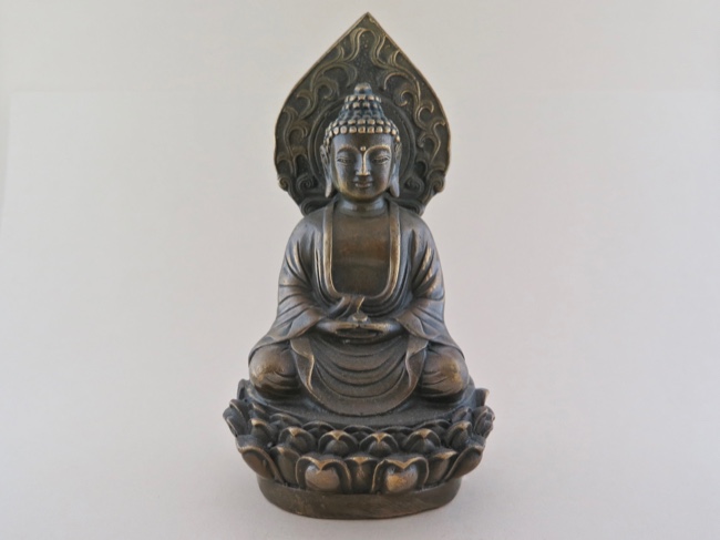 Bronze Buddha in Meditation Mudra - Click Image to Close