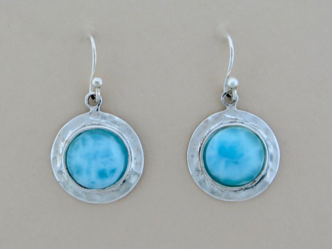 Larimar Hammered - Click Image to Close