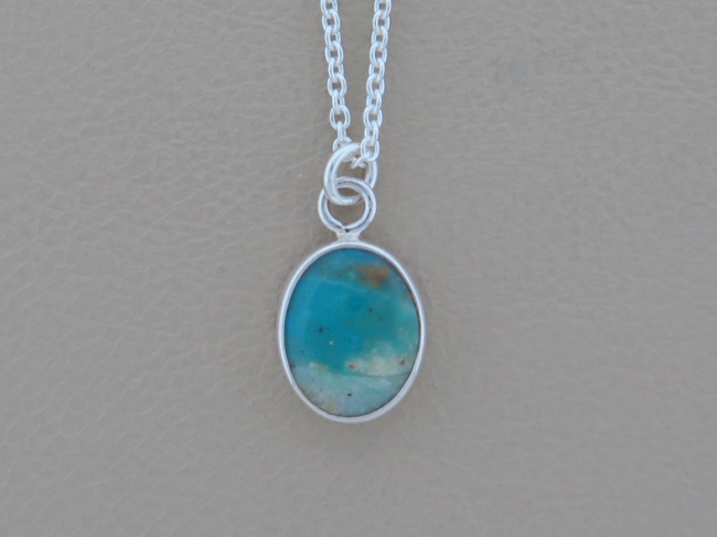 Peruvian Opal Oval - Click Image to Close