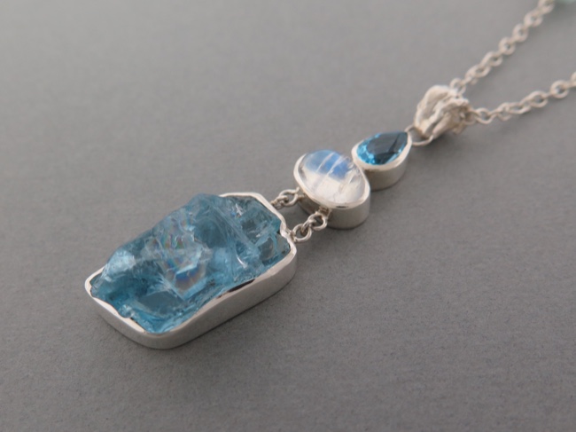 Aquamarine Moonstone Delight - Click Image to Close