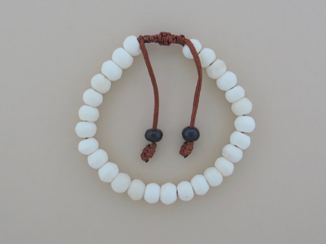 8mm Yak Bone Beads - Click Image to Close