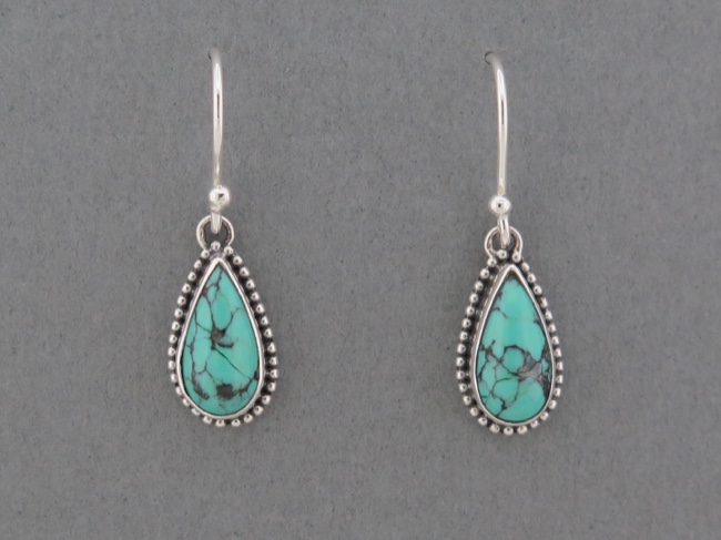 Turquoise Tear Dangles - Click Image to Close