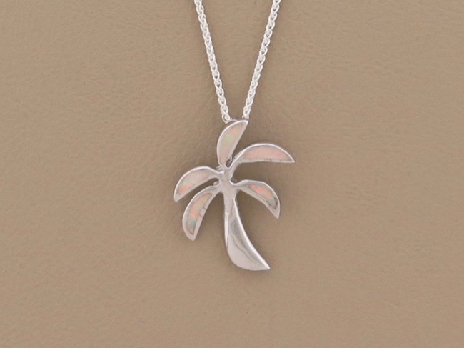 Opal Palm Necklace - Click Image to Close