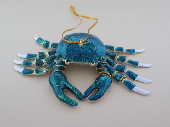 Customer Favorite - Vibrant Blue Creepy Crawly Crab! - Click Image to Close