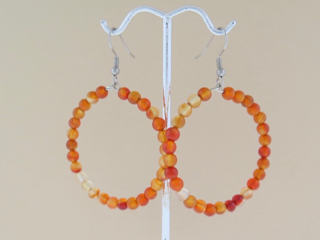 Carnelian Bead Circle - Click Image to Close