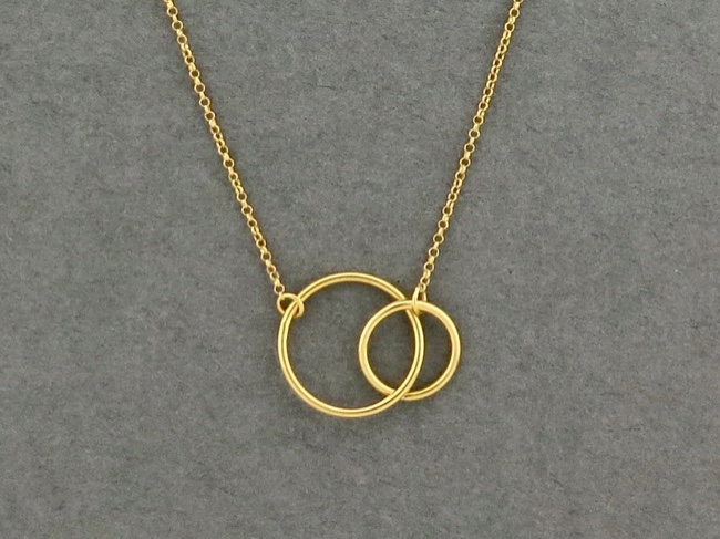 Gold Vermeil Circles - Click Image to Close