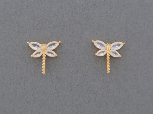 Gold Vermeil Dragonflies - Click Image to Close