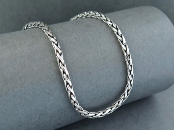 Chain, Sterling Wheat 18in