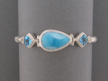 Larimar and Blue Topaz