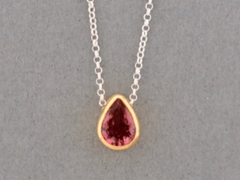 Tourmaline Tear Necklace