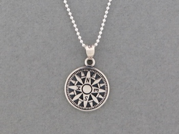 Sterling Compass Rose