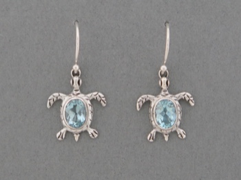 Blue Topaz Sea Turtles